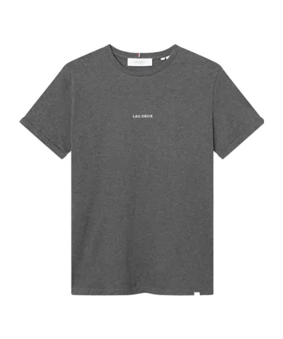 Les Deux T-shirt With Round Neck And Short Sleeves In Black