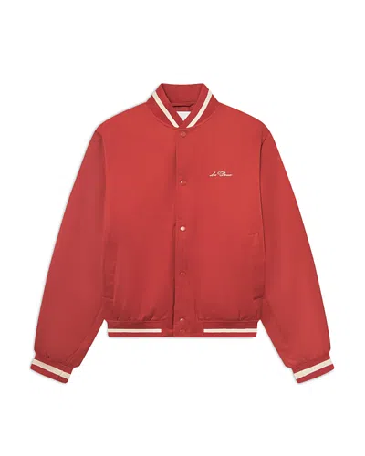 Les Deux Tech Varsity Jacket In Bossa Nova