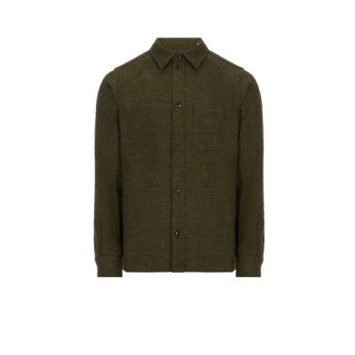 Les Deux Textured Shirt In Green