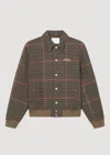 Les Deux Varsity Houndstooth Jacket In Multi