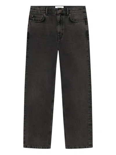 Les Deux Washed Ryder Jeans In Gray