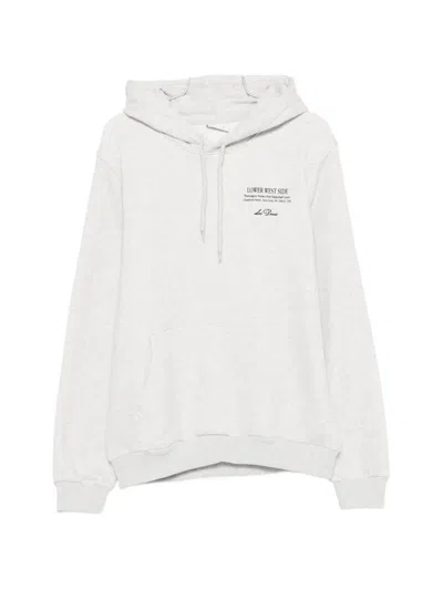Les Deux West Side Graphic Hoodie In Gray