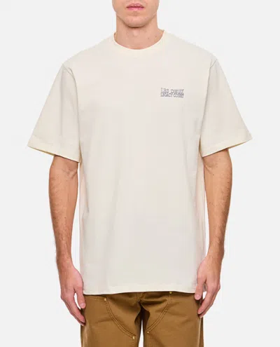 Les Deux White Crewneck Logo T-shirt