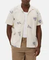 Les Deux Hendrix Aoe Short Sleeves Shirt In White