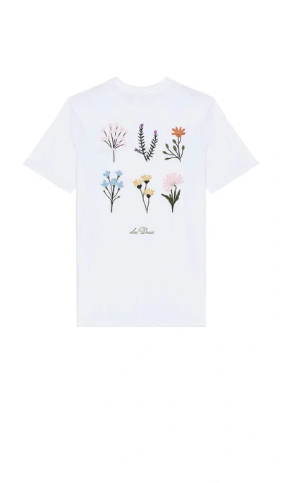 Les Deux Wild Flower Tee In White