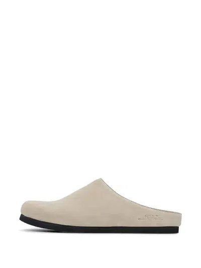 Les Deux Wilmott Suede Sandals In Gray