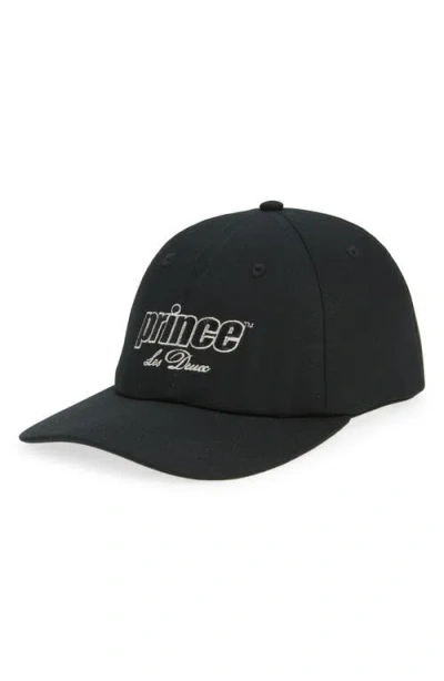 Les Deux X Prince Dad Cap In Black