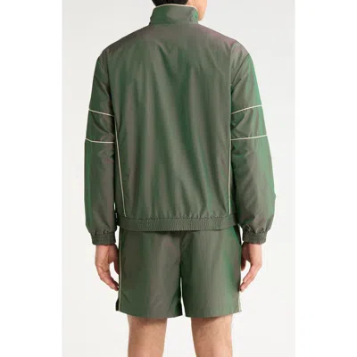 Les Deux X Prince Shiny Track Jacket In Green