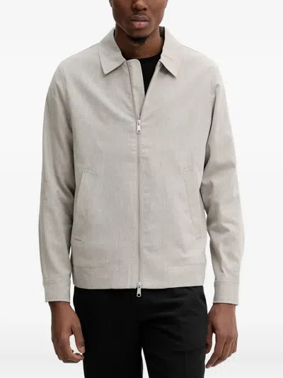 LES DEUX ZIP-FRONT COLLARED JACKET
