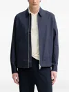 Les Deux Zip-front Jacket In Blue
