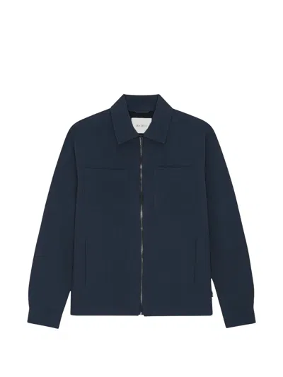 Les Deux Zip Pocket Jacket In Blue