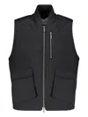 Les Deux Zip-up Gilet In Black