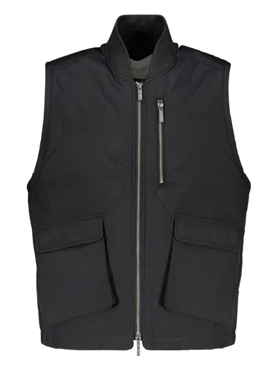 Les Deux Zip-up Gilet In Black