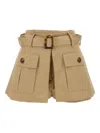 Les Filles D'eva Belted Utility Shorts