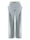 Les Filles D'eva Button-fastening Jeans In Gray