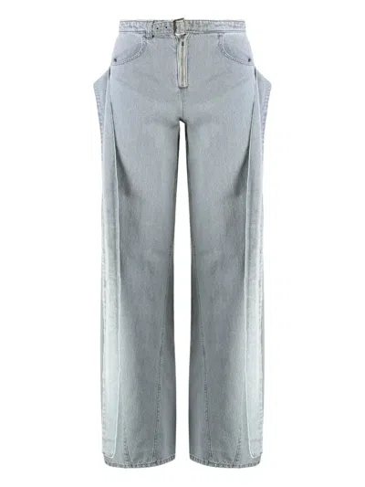 LES FILLES D'EVA BUTTON-FASTENING JEANS