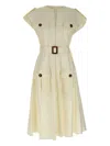 Les Filles D'eva Cotton Belted Dress