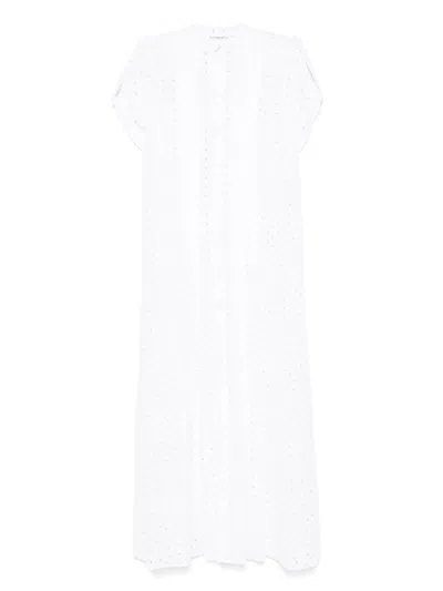 Les Filles D'eva Creams Maxi Dress In 白色