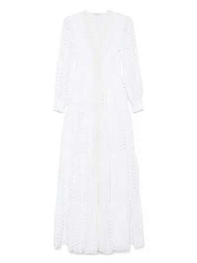 Les Filles D'eva Creme Maxi Dress In White