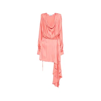 Les Filles D'eva Scoop-neck Mini Dress In Pink