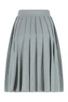 Les Filles D'eva Gonna Pleated Gray In Gray