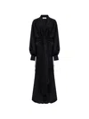 Les Filles D'eva Knotted Draped Dress In Multi