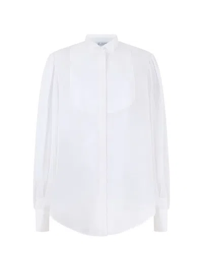 Les Filles D'eva Long-sleeve Cotton Shirt In White