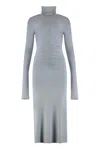 Les Filles D'eva Sweater Dress In Viscose In Gray