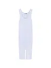 Les Filles D'eva Textured Jumpsuit In White
