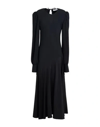 Les Filles D'eva Woman Maxi Dress Black Size 10 Acetate, Viscose, Elastane