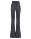 Les Filles D'eva Woman Pants Charcoal Size 6 Viscose, Polyester, Elastane In Black