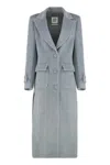 Les Filles D'eva Wool And Cashmere Coat In Gray