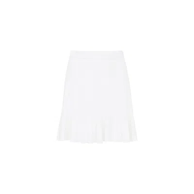 Les Friday Women's White Bo Skirt