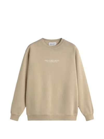 Les Héritiers Crew-neck Sweatshirt In Neutral