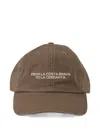 Les Héritiers Embroidered Roots Cap In Brown