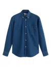 Les Héritiers Indigo Shirt In Blue