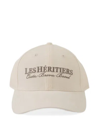 Les Héritiers Logo-embroidery Baseball Cap In Purple