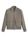 Les Héritiers Patch Pocket Jacket In Gray