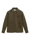 Les Héritiers Pocket Overshirt In Green