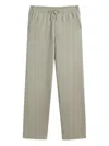 Les Héritiers Signature Drawstring Trousers In Neutral