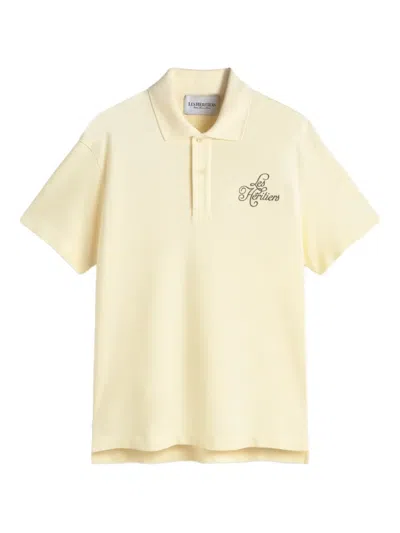 Les Héritiers Signature Polo Shirt In Neutral