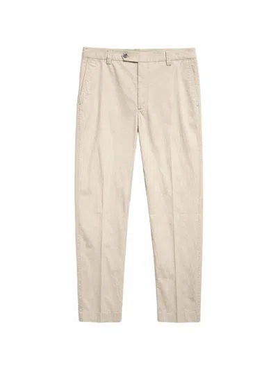 Les Héritiers Straight-leg Tailored Trousers In Neutral