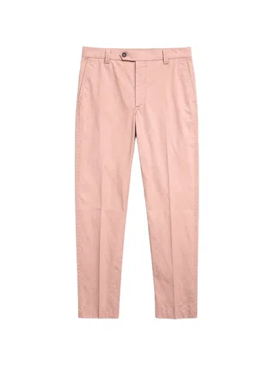Les Héritiers Straight-leg Tailored Trousers In Pink