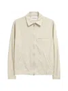 Les Héritiers Work Tech Zip-up Jacket In Neutral