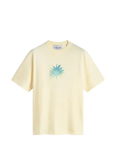 Les Héritiers X Mas Sorrer Sunset Printed T-shirt In Neutral