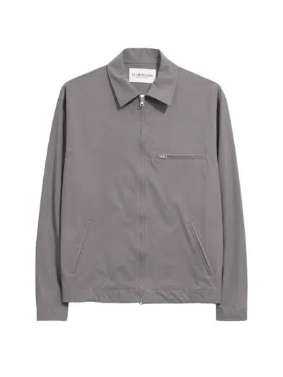 Les Héritiers Zip-up Worktech Jacket In Gray