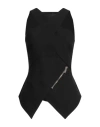 Les Hommes - Femme Woman Top Black Size 8 Polyester, Viscose, Elastane In Black