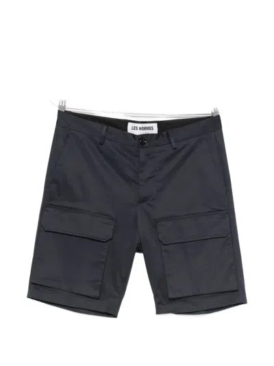 Les Hommes Cargo-pocket Shorts In Gray