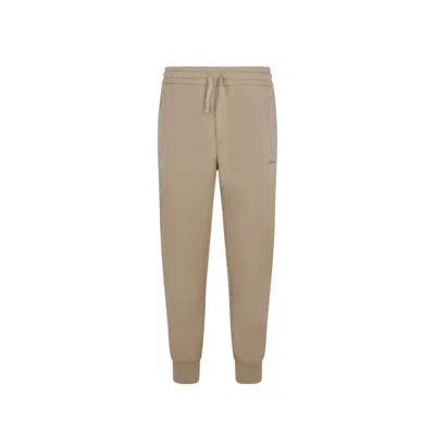 Les Hommes Cotton Sweatpants In Beige