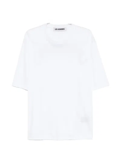 Les Hommes Crew-neck T-shirt In White
